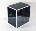 PP34, 3qtr view2, 14x10x14, plexiglass, mirror aluminum, 1973